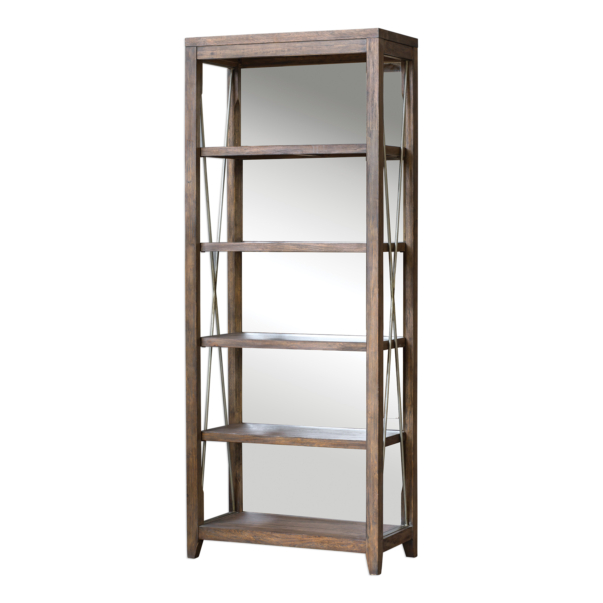 Picture of DELANCEY WEATHERED OAK ETAGERE